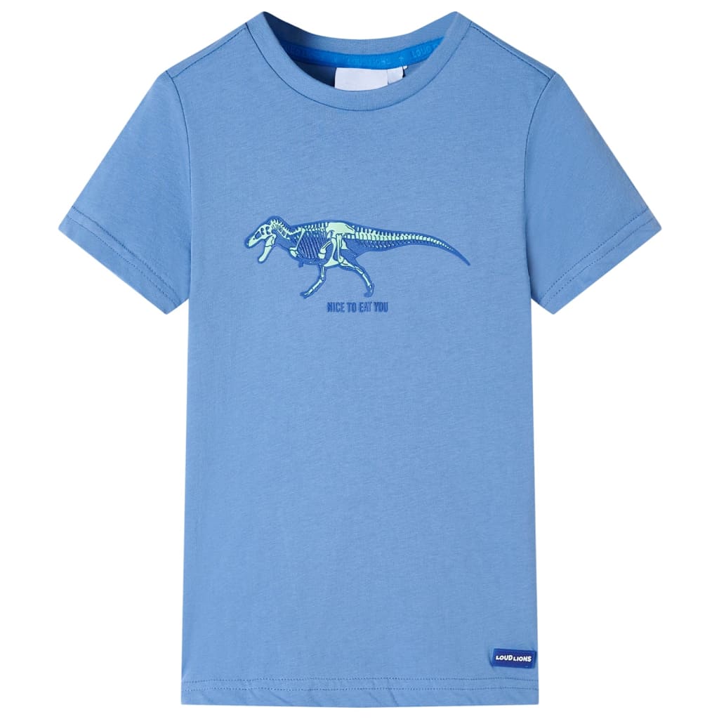 JUNG Vida Kinder-T-Shirt Mittelblau 116