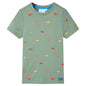 JUNG Vida Kinder-Kurzarmshirt Khaki 128