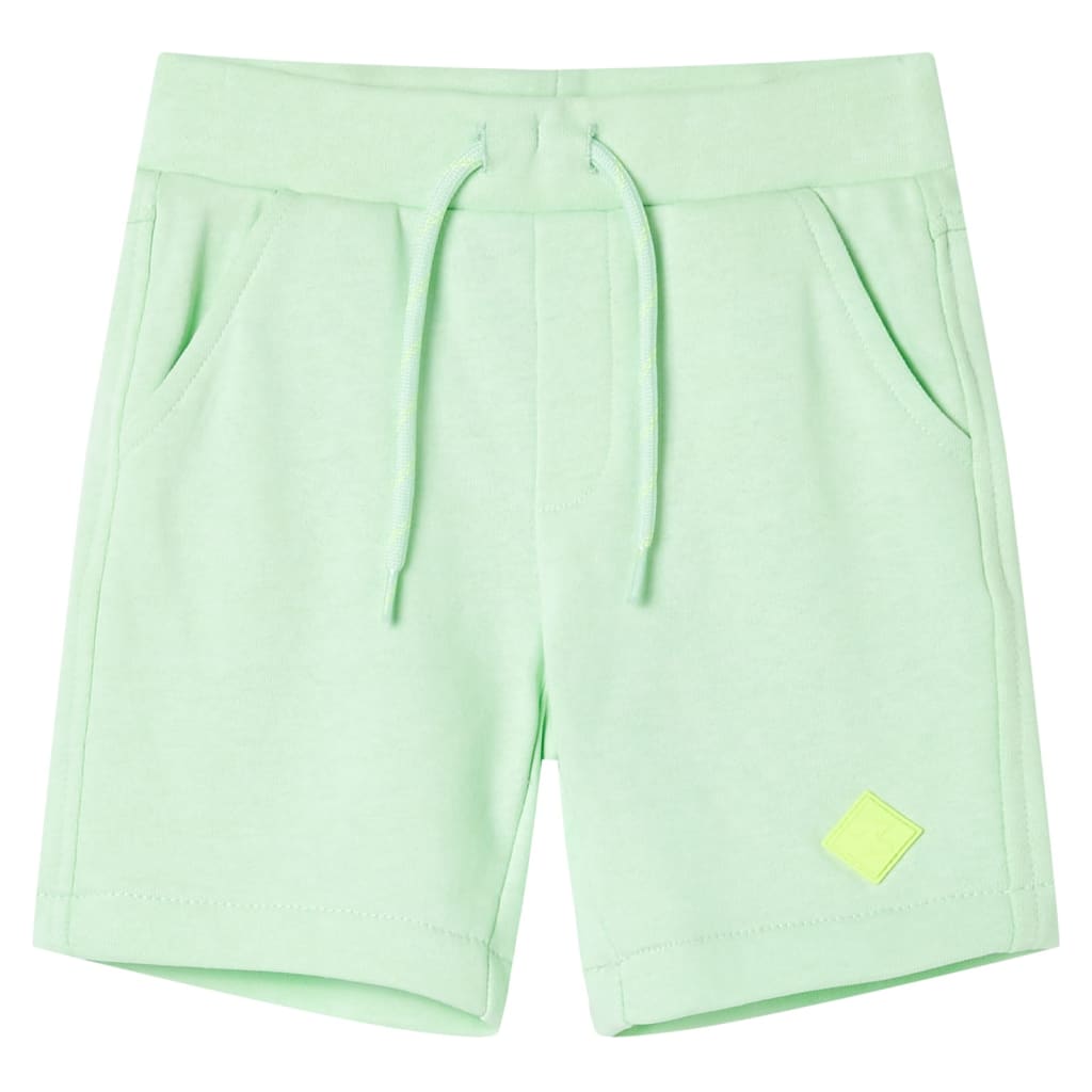 JUNG Vida Kindershorts mit Kordelzug Knallgrün 128