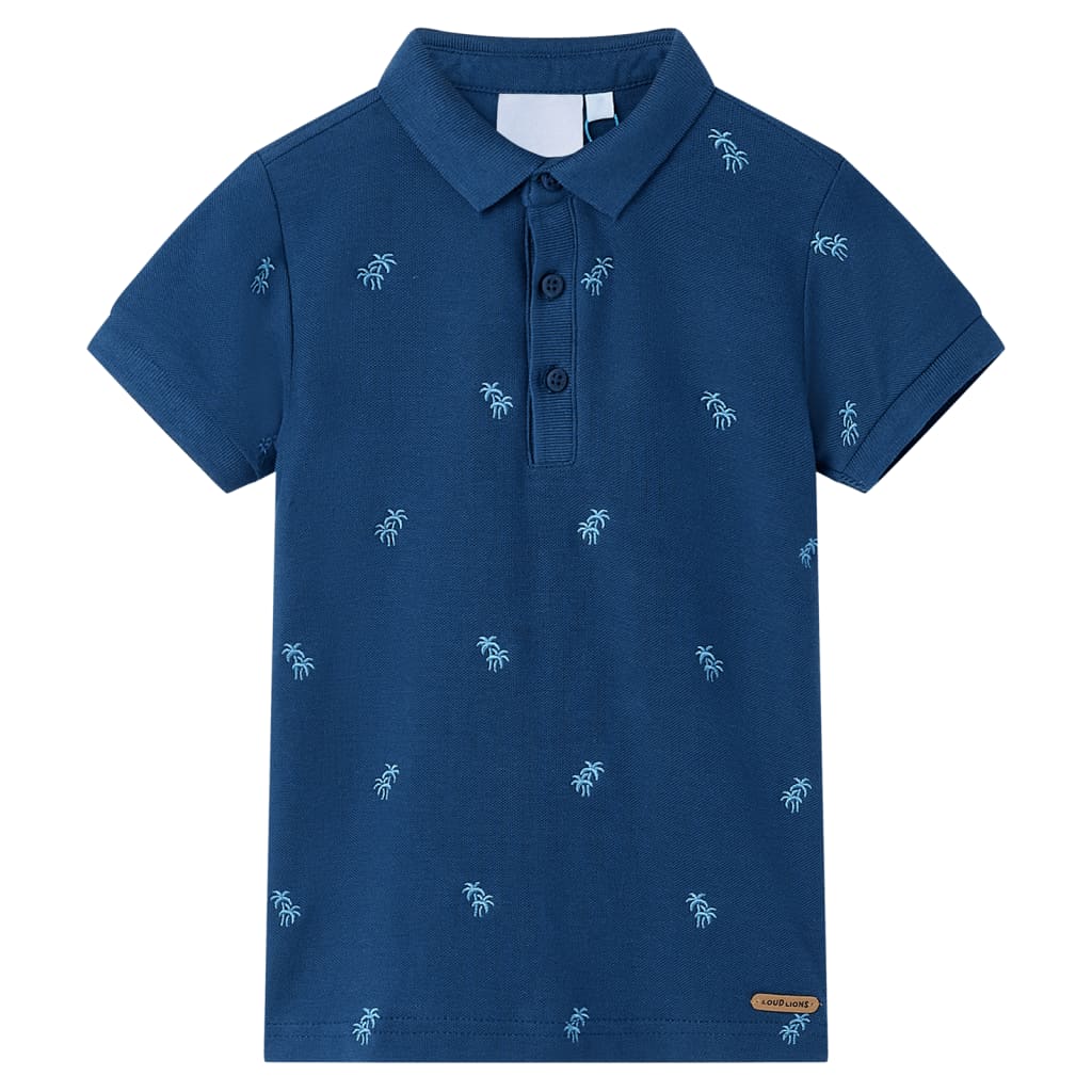 JUNG Vida Kinder-Poloshirt Dunkelblau 140