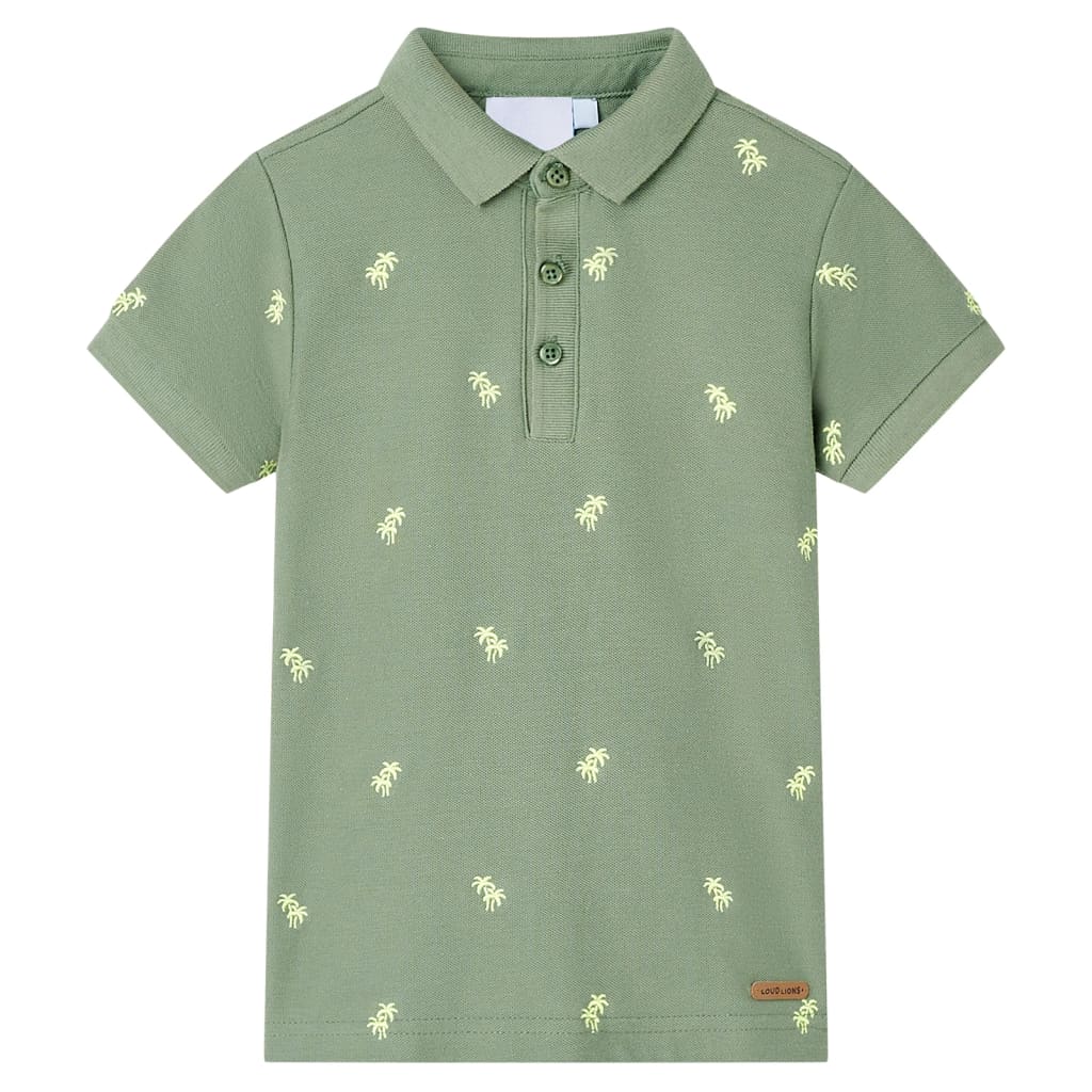 JUNG Vida Kinder-Poloshirt Khaki 140