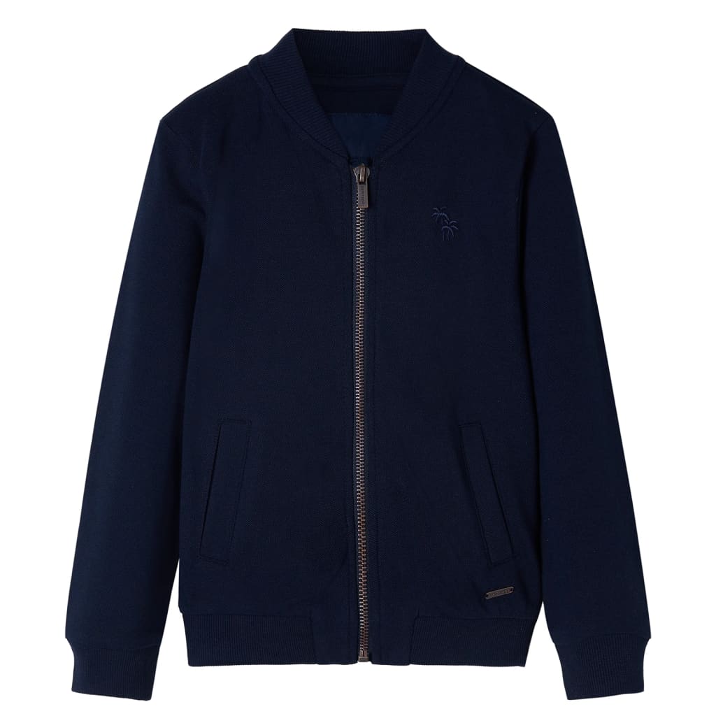 JUNG Vida Kinder-Sweatshirt mit Reißverschluss Marineblau 92