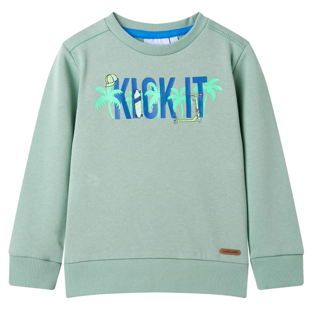 JUNG Vida Kinder-Sweatshirt Helles Khaki 128