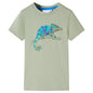 JUNG Vida Kinder-Kurzarmshirt Hellkhaki 92