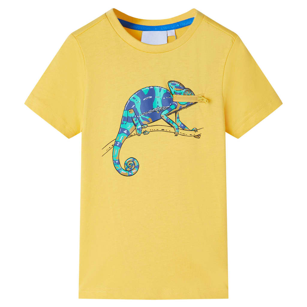 JUNG Vida Kinder-Kurzarmshirt Helles Ocker 116