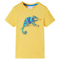 JUNG Vida Kinder-Kurzarmshirt Helles Ocker 128