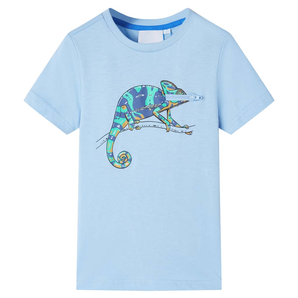 JUNG Vida Kinder-Kurzarmshirt Hellblau 104
