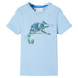 JUNG Vida Kinder-Kurzarmshirt Hellblau 140