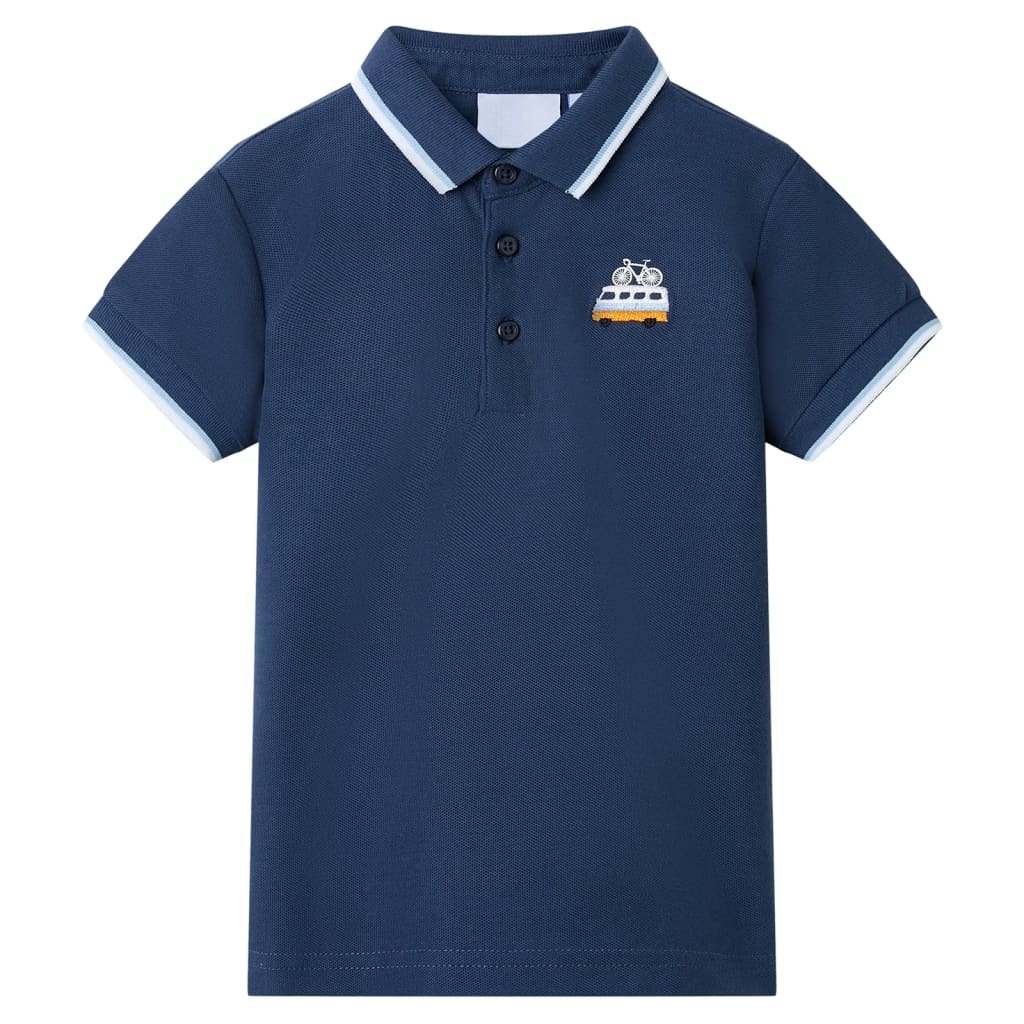 JUNG Vida Kinder-Poloshirt Dunkelblau 104