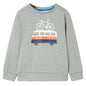 JUNG Vida Kinder-Sweatshirt Hellkhaki Melange 92