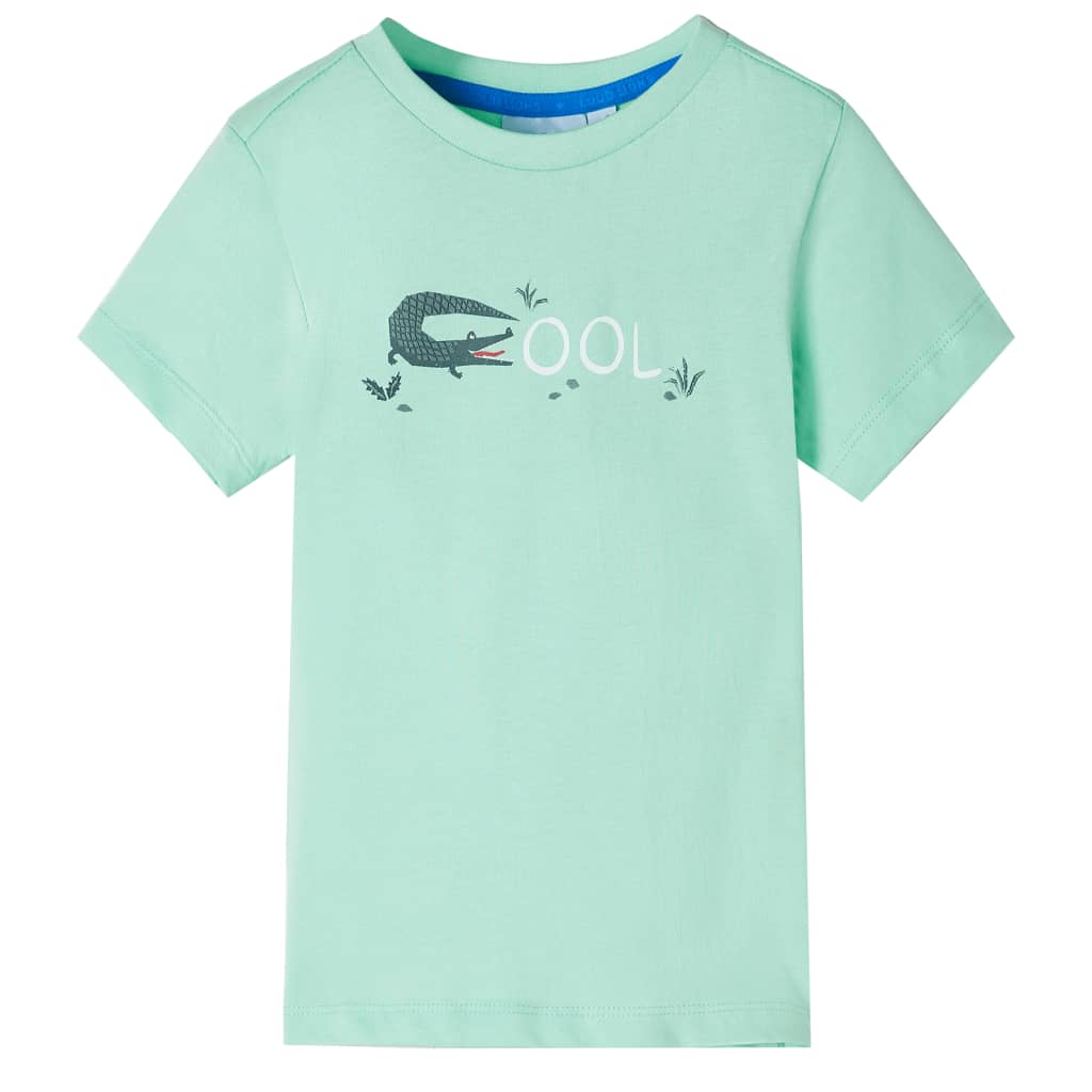 JUNG Vida Kinder-Kurzarmshirt Hellgrün 128