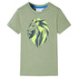 JUNG Vida Kinder-T-Shirt Helles Khaki 116