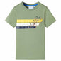 JUNG Vida Kinder-Kurzarmshirt Hellkhaki 128