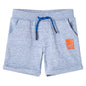 JUNG Vida Kindershorts mit Kordelzug Blau Melange 116