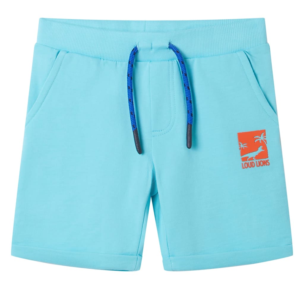 JUNG Vida Kindershorts mit Kordelzug Aquablau 128