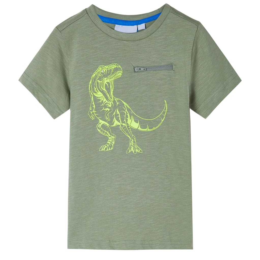 JUNG Vida Kinder-Kurzarmshirt Helles Khaki 128
