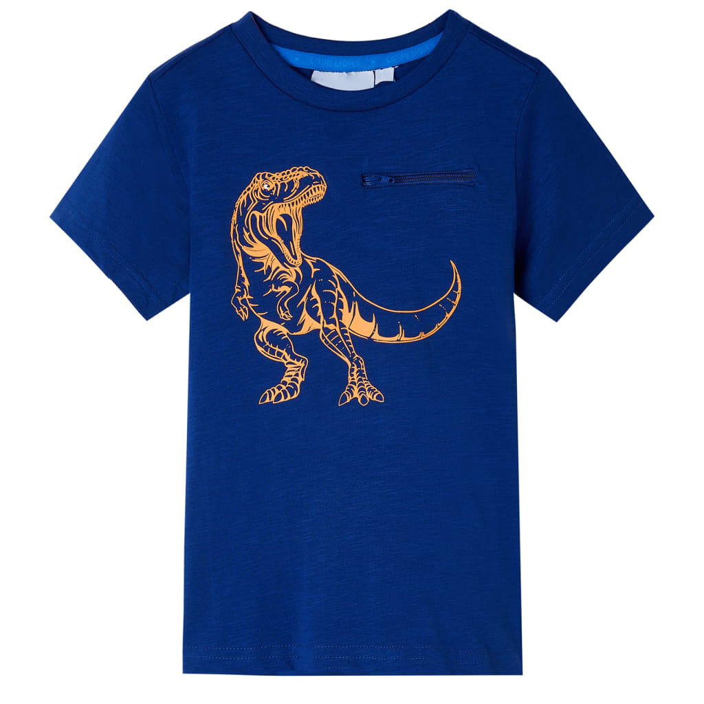 JUNG Vida Kinder-Kurzarmshirt Dunkelblau 128