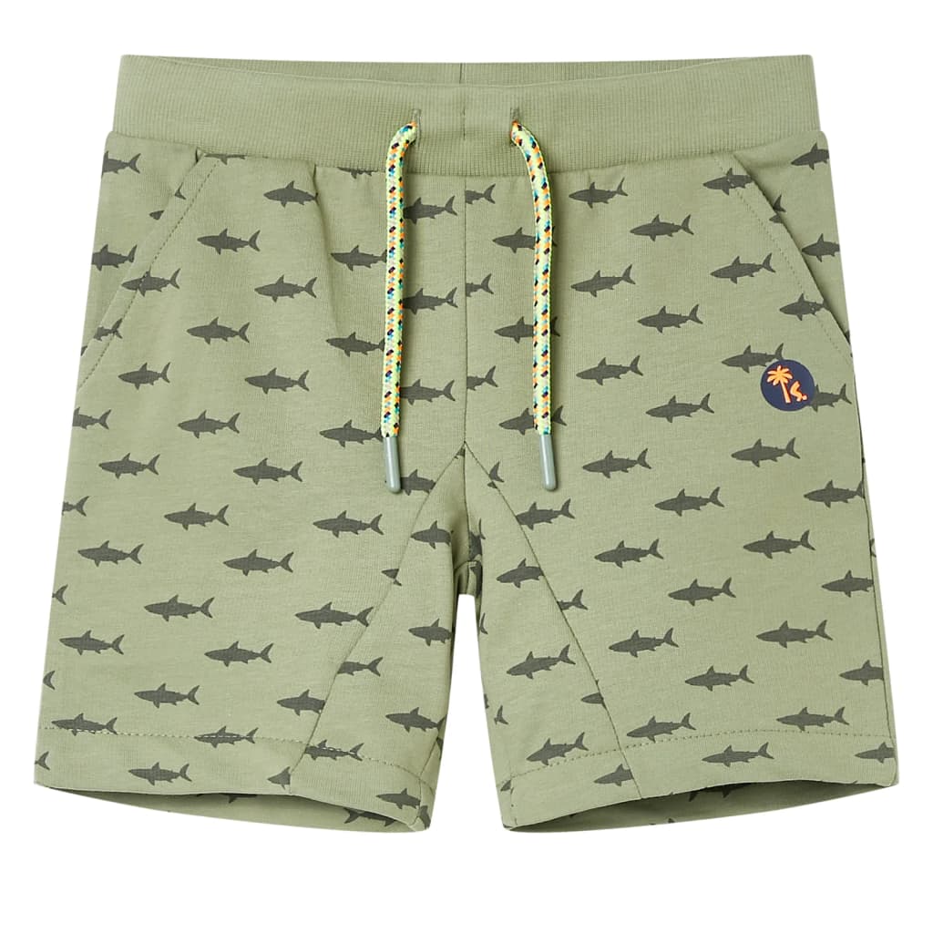 JUNG Vida Kindershorts mit Kordelzug Helles Khaki 128