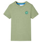 JUNG Vida Kinder-T-Shirt Helles Khaki 128