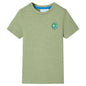 JUNG Vida Kinder-T-Shirt Helles Khaki 140