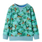 JUNG Vida Kinder-Sweatshirt Hellgrün Melange 128