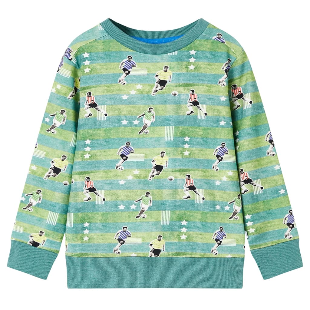 JUNG Vida Kinder-Sweatshirt Hellgrün Melange 116