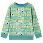 JUNG Vida Kinder-Sweatshirt Hellgrün Melange 116
