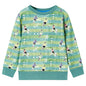JUNG Vida Kinder-Sweatshirt Hellgrün Melange 140