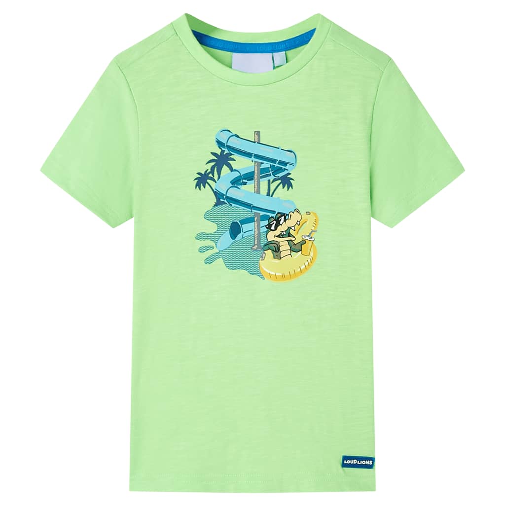JUNG Vida Kinder-T-Shirt Neongrün 116