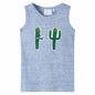 JUNG Vida Kinder-Tanktop Blau Melange 116