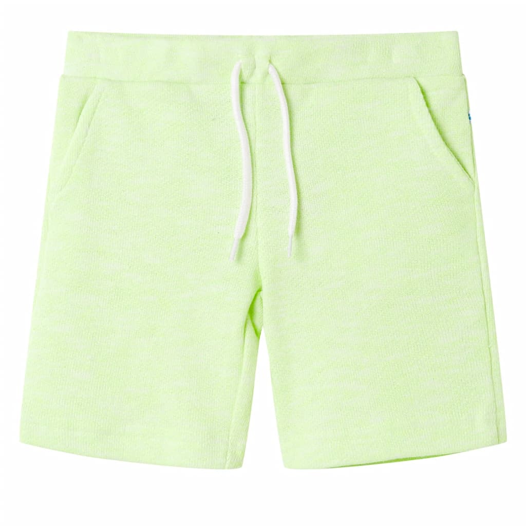 JUNG Vida Kindershorts mit Kordelzug Neongelb 140