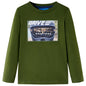 JUNG Vida Kinder-Langarmshirt Dunkles Khaki 104