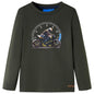 JUNG Vida Kinder-Langarmshirt Khaki 128