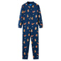 JUNG Vida Kinder-Schlafanzug Einteiler Jeansblau 104