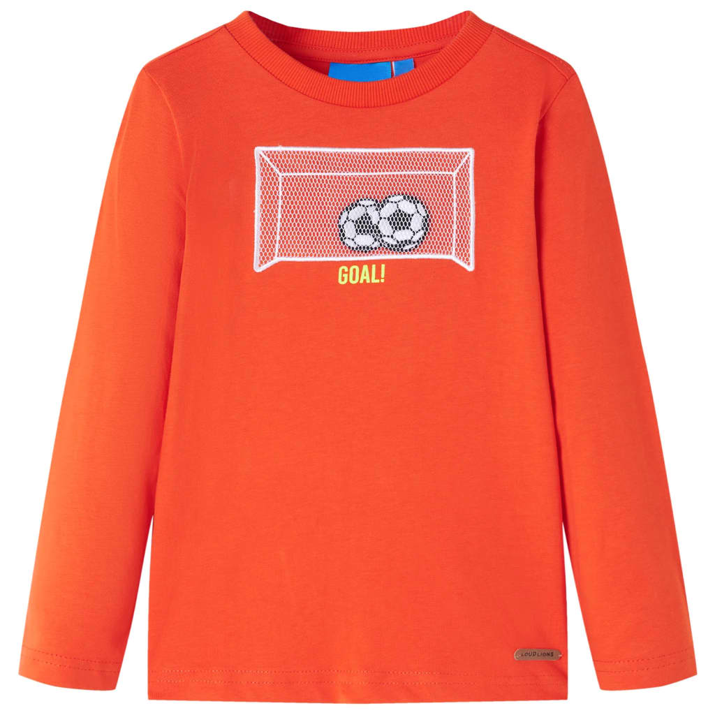 JUNG Vida Kinder-Langarmshirt Hellorange 128
