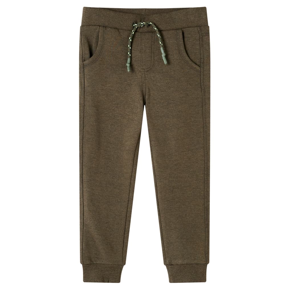 JUNG Vida Kinder-Trainingshose Khaki Melange 104