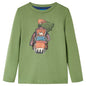 JUNG Vida Kinder-Langarmshirt Helles Khaki 116