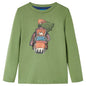 JUNG Vida Kinder-Langarmshirt Helles Khaki 128