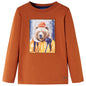 JUNG Vida Kinder-Langarmshirt Dunkelorange 128