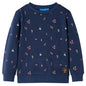 JUNG Vida Kinder-Sweatshirt Marineblau Melange 140