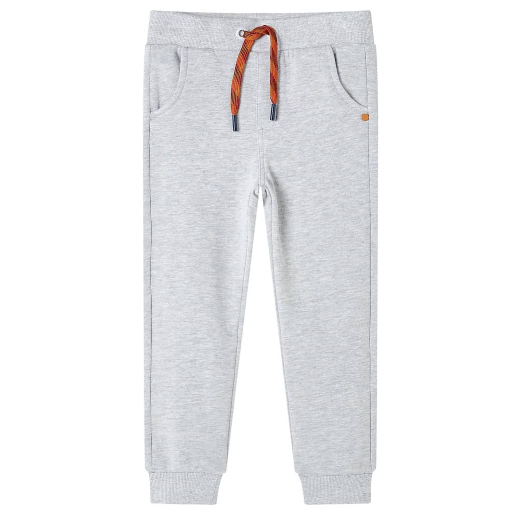 JUNG Vida Kinder-Trainingshose Grau Melange 104