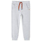 JUNG Vida Kinder-Trainingshose Grau Melange 104