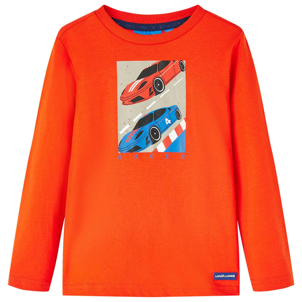 JUNG Vida Kinder-Langarmshirt Hellorange 128