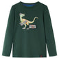 JUNG Vida Kinder-Langarmshirt Dunkelgrün 116
