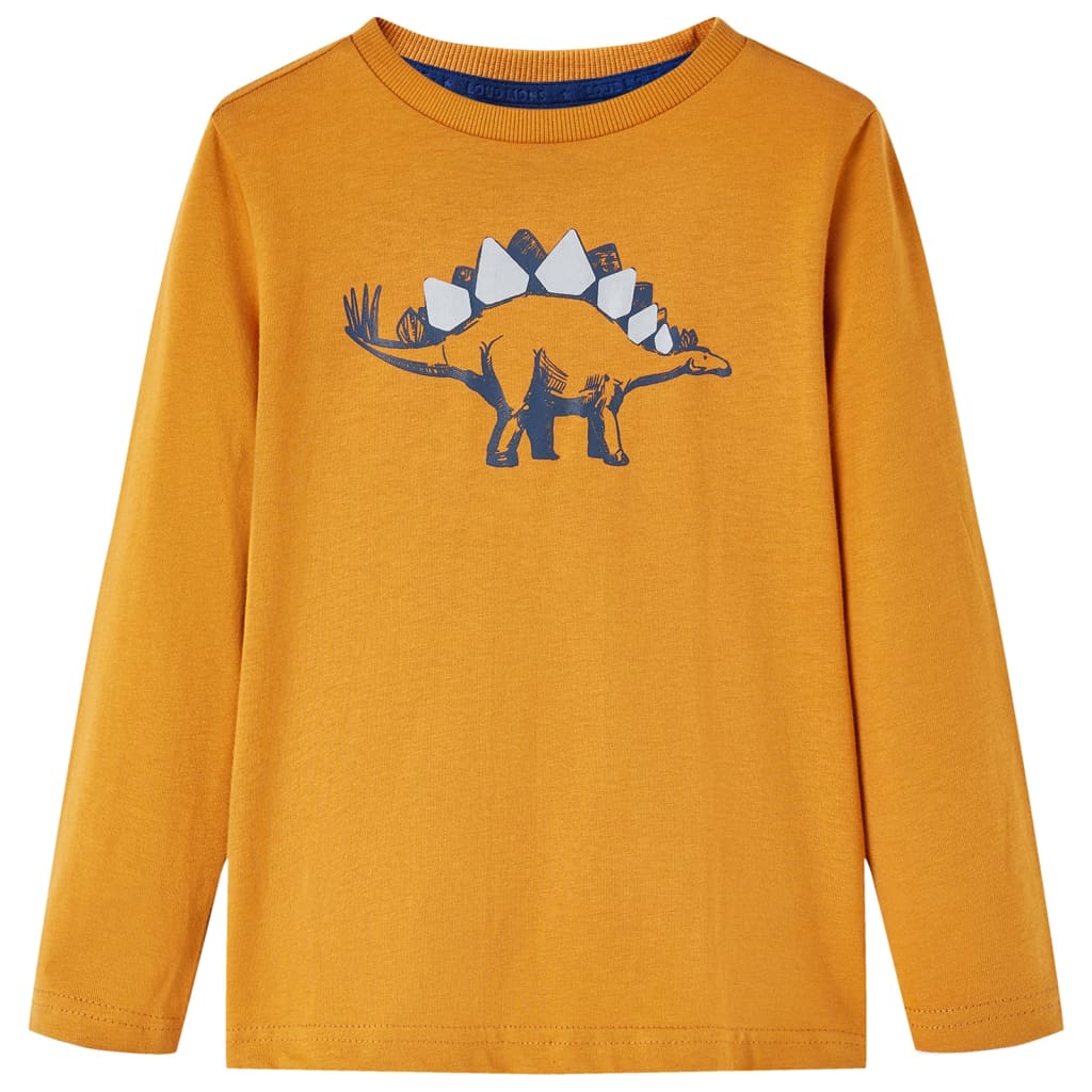 JUNG Vida Kinder-Langarmshirt Dunkles Ocker 116