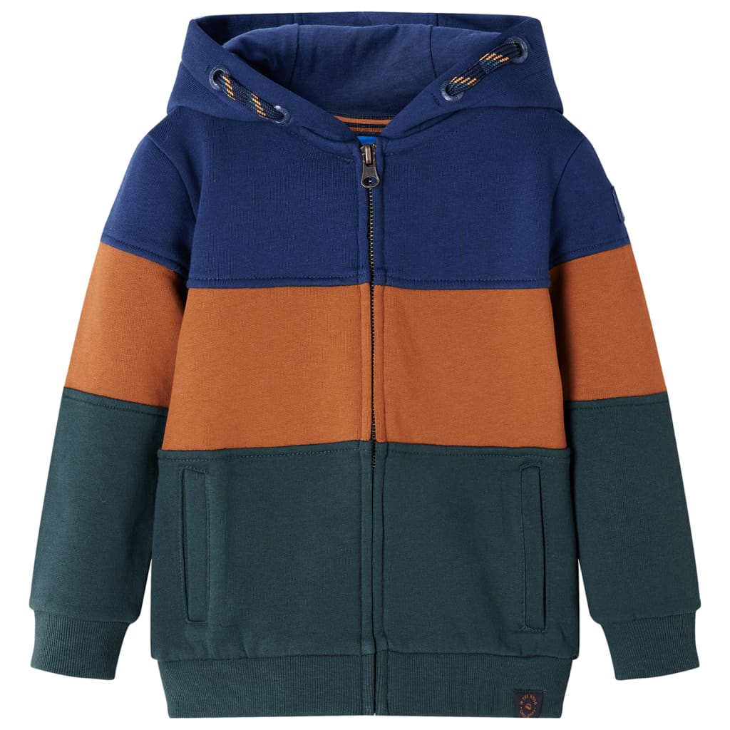 JUNG Vida Kinder-Kapuzenpullover mit Reißverschluss 92