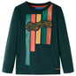 JUNG Vida Kinder-Langarmshirt Dunkelgrün 104