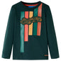 JUNG Vida Kinder-Langarmshirt Dunkelgrün 116