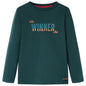 JUNG Vida Kinder-Langarmshirt Dunkelgrün 104