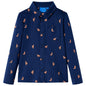JUNG Vida Kinderhemd Marineblau 128